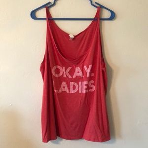 Okay Ladies Beyoncé Tank Large